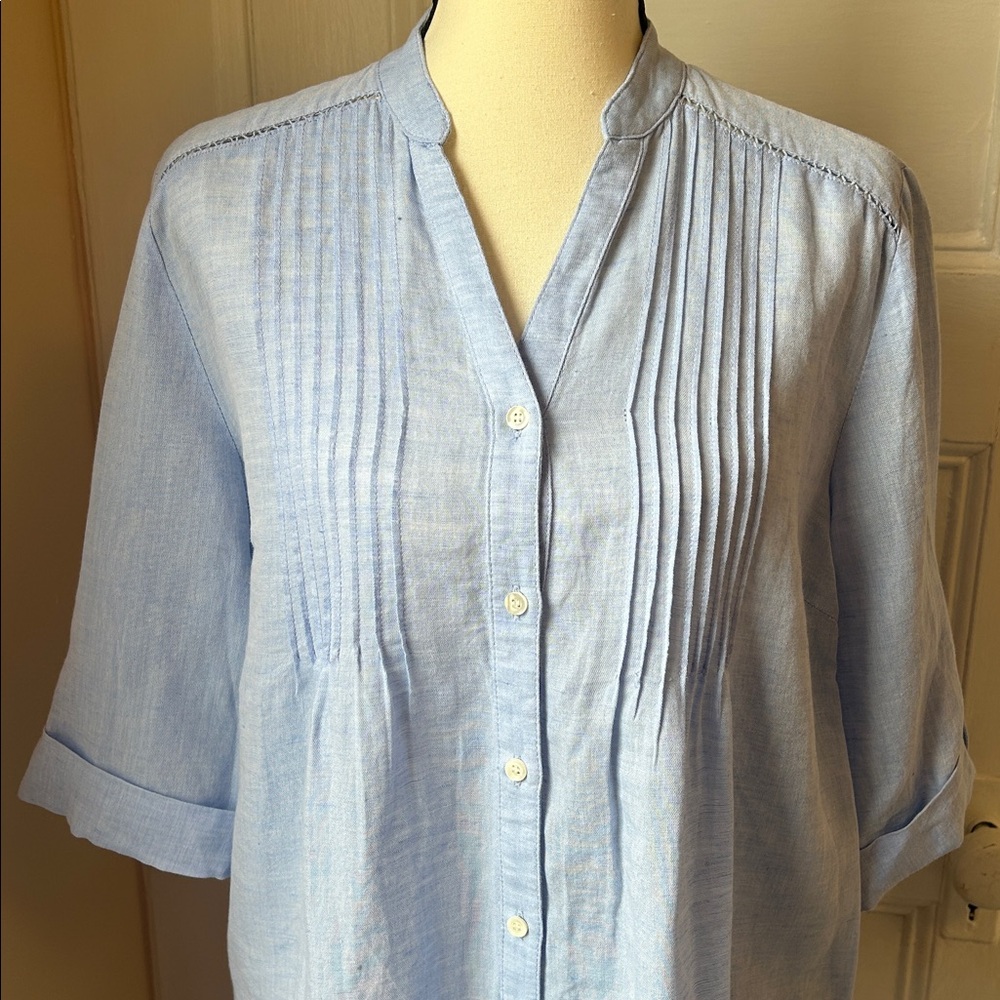 J.McLaughlin Rivierva Linen Cotton Shirt - Picture 4 of 9